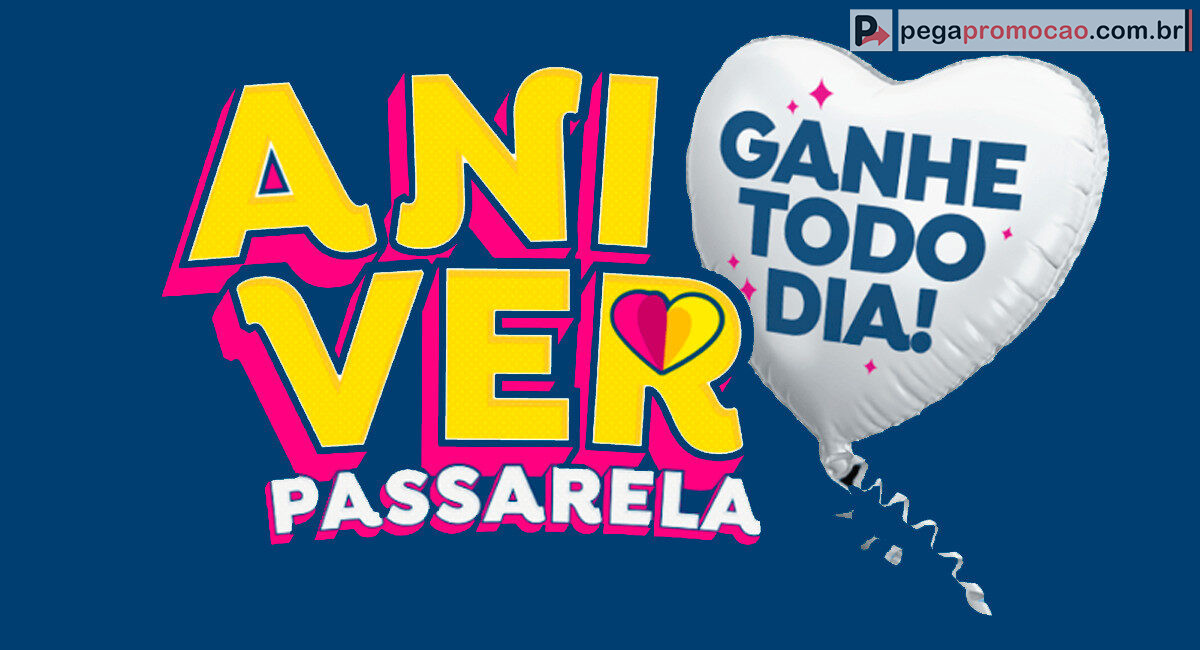 sorteio passarela 2025 aniiversário