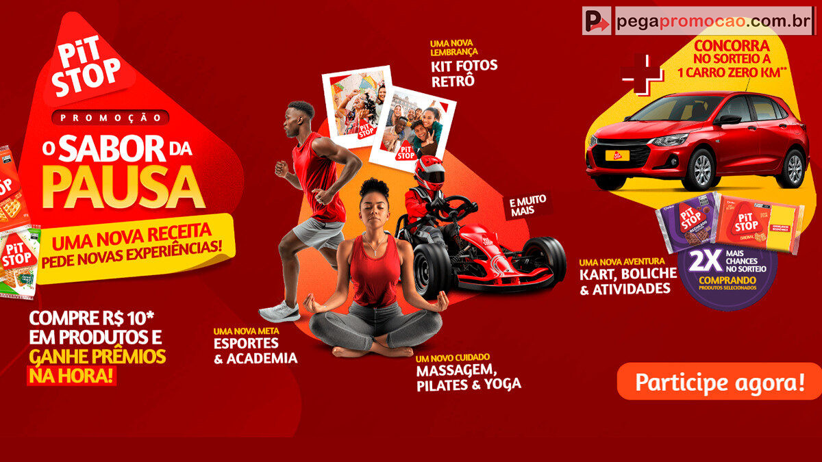 Promoção Bolacha PitStop 2025