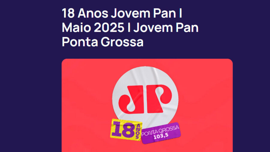 Jovem Pan Completa 18 Anos e Sorteia Viagem Incrível para Ouvintes