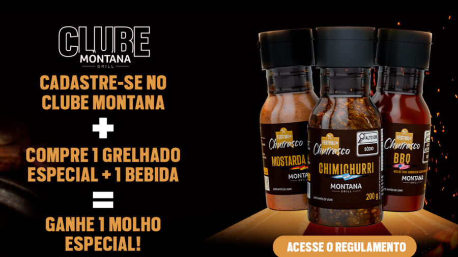 Promoção Montana Grill Molho