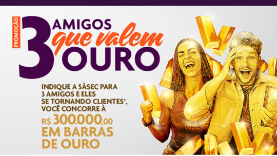 Promoção Amigos Que Valem Ouro - 5ASEC 2025: Concorra a R$ 300 Mil em Barras de Ouro!