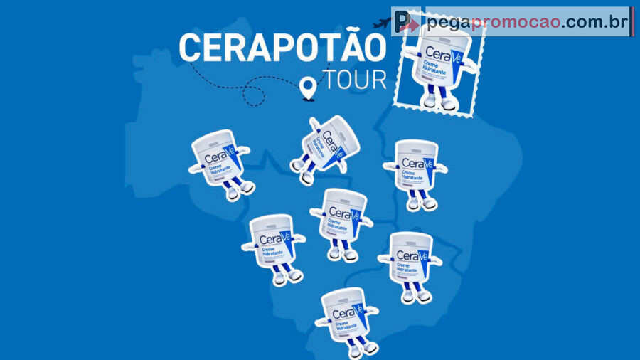 Banner da Promoção CeraVe Encontre o CeraPotão e Ganhe Loção