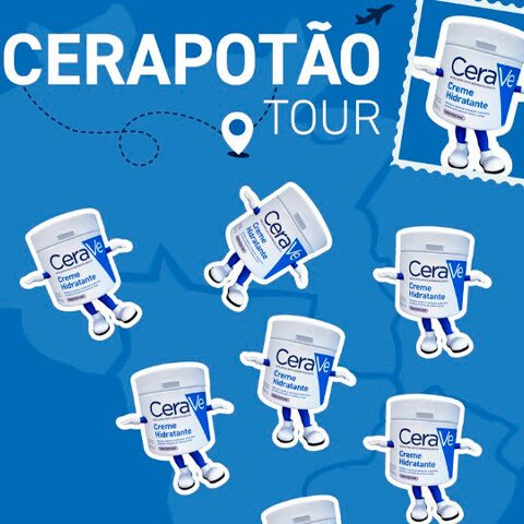 Banner quadrado da Promoção CeraVe Encontre o CeraPotão e Ganhe Loção