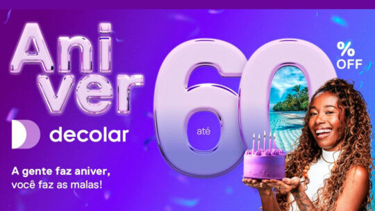 Promoção Aniversário Decolar: Descontos de até 60% e Cupons Escondidos