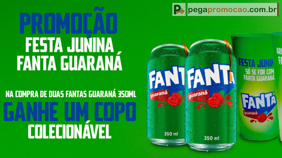 Banner da Promoção Fanta 2025 Festa Junina