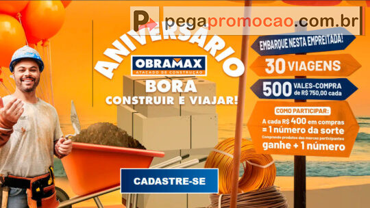 Obramax Atacado de Construção Promoção