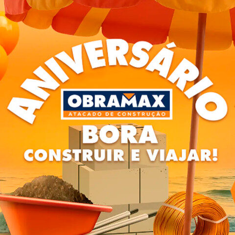 Promoção Obramax 2025 Concorra a Viagens e Vale Compras de R$750