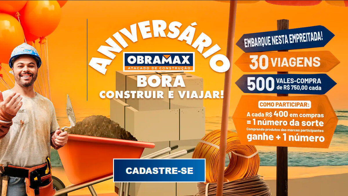 Obramax Atacado de Construção Promoção