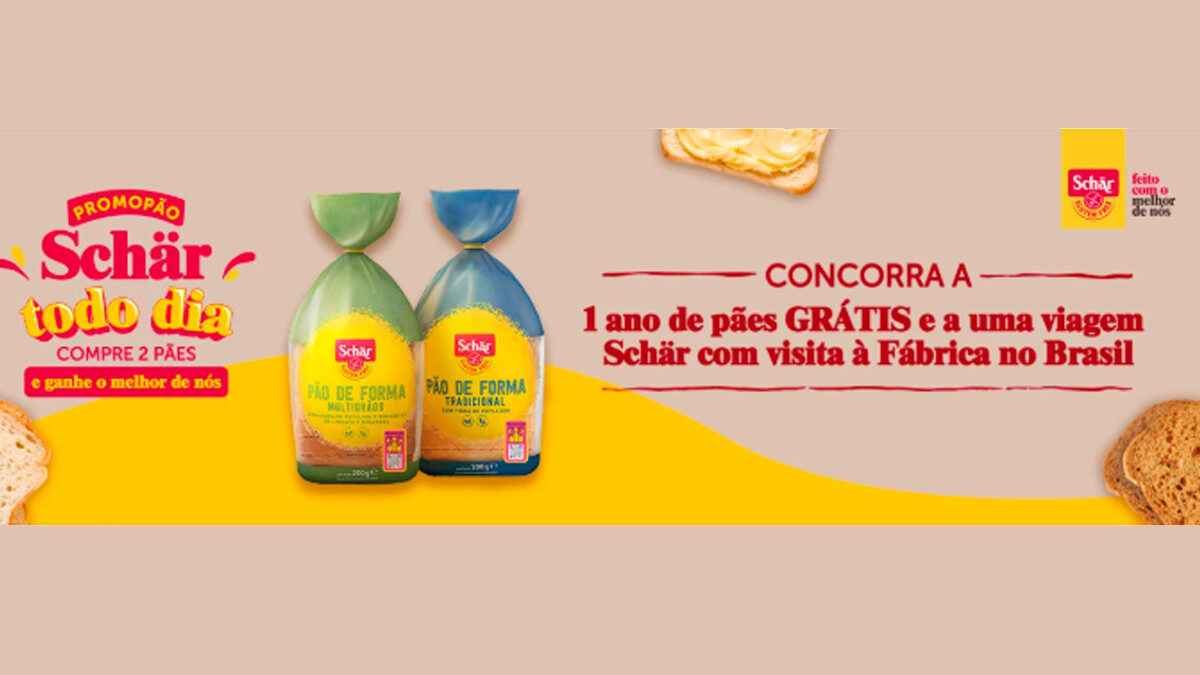 Promoção pão Schar