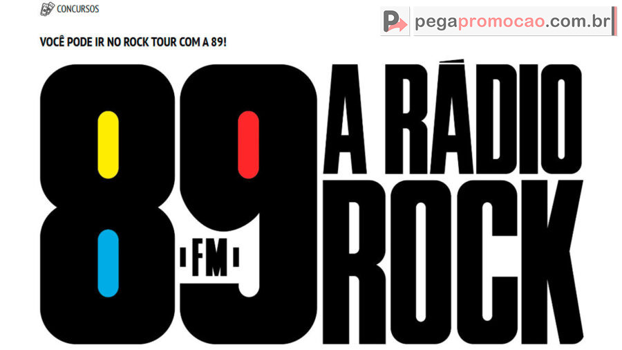 Promoção 89 FM Rock Tour 2025