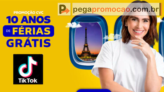 promoção cvc tiktok