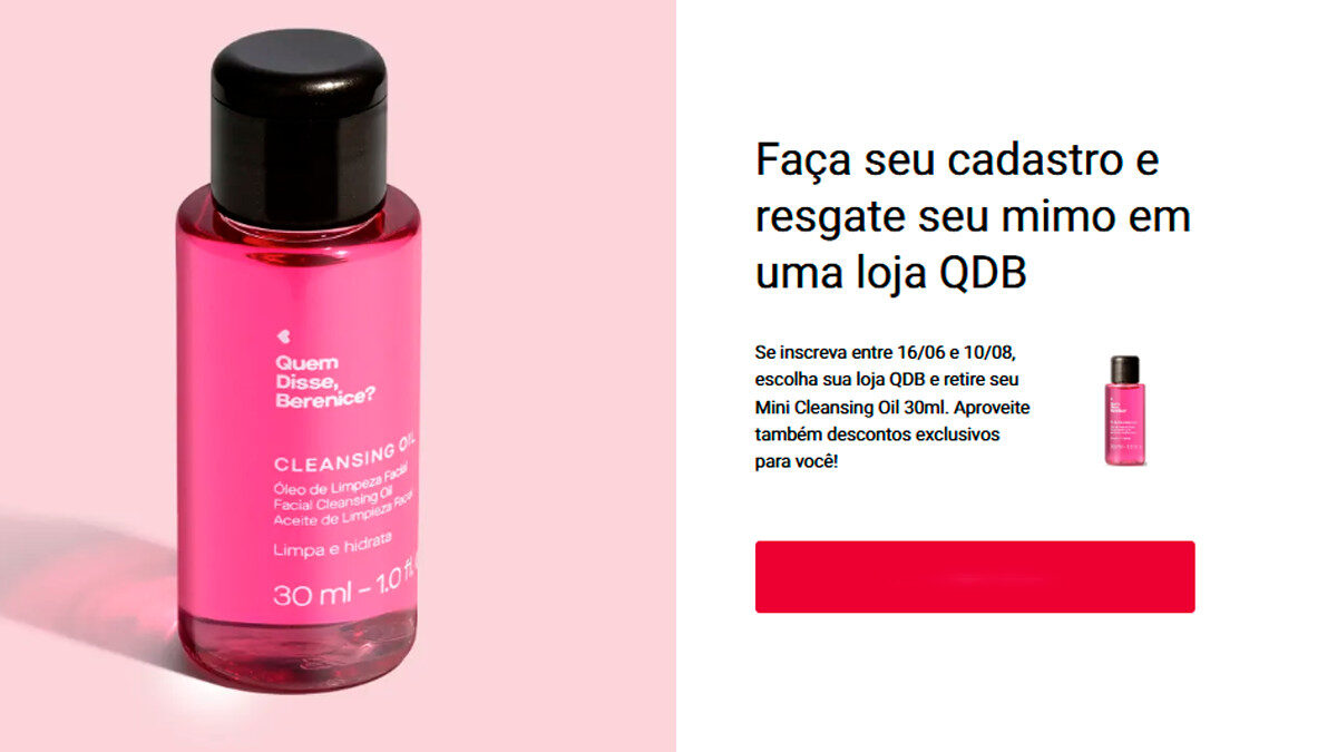 amostra grátis 2025 quem disse berenice
