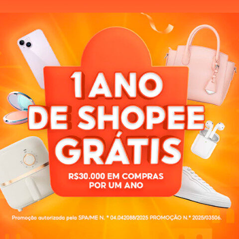 promoção shopee 2025 grátis