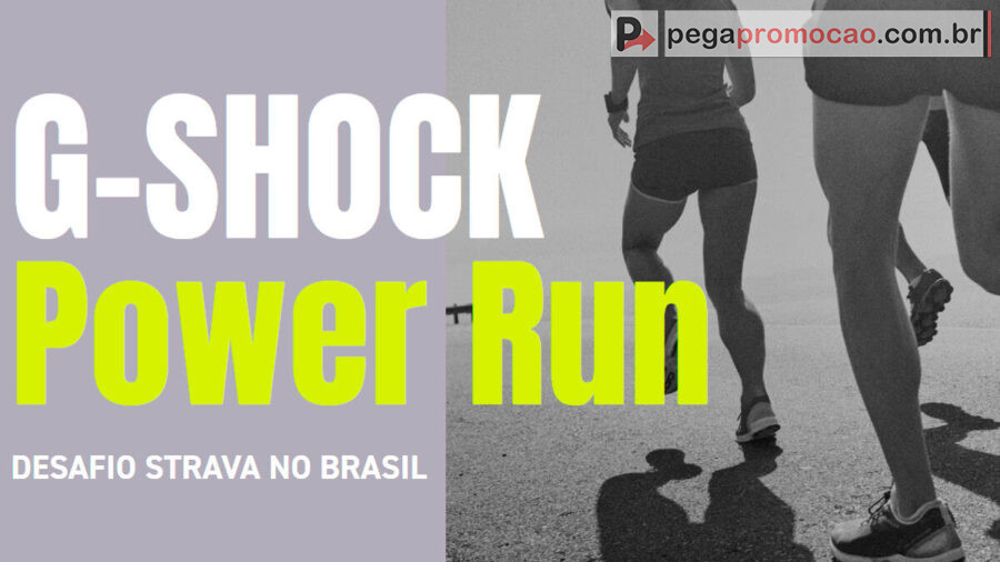 Banner da Promoção Casio Desafio G-SHOCK Power Run
