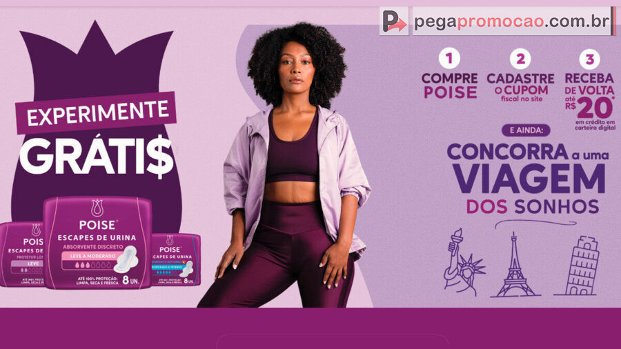 Banner da Promoção Poise Experimente Grátis 2025