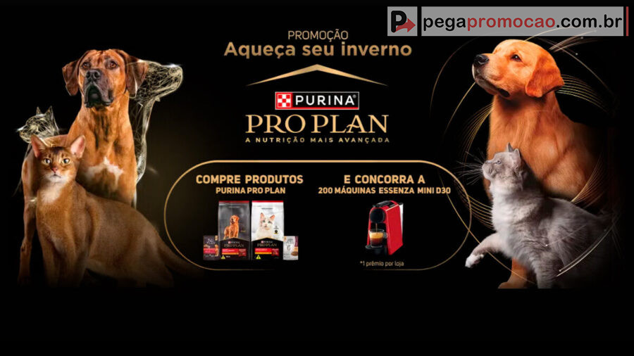 Banner da Promoção Purina Pro Plan Aqueça seu Inverno 2025