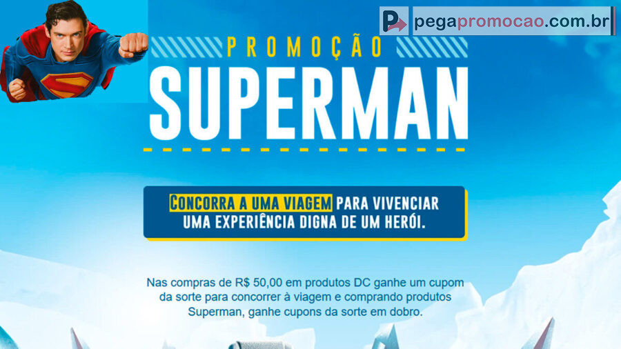 Banner da Promoção Superman DC