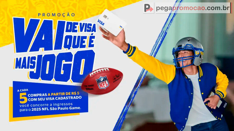 Promoção Vai de Visa que é Mais Jogo NFL