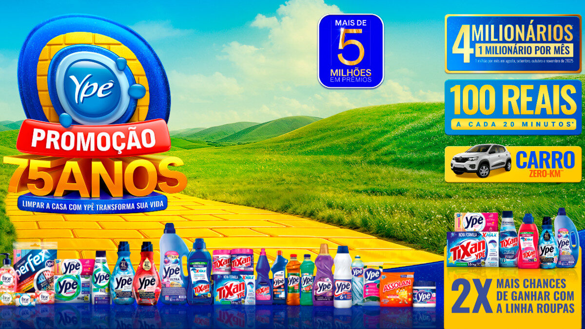 Banner da Promoção Ypê de Milhões 2025