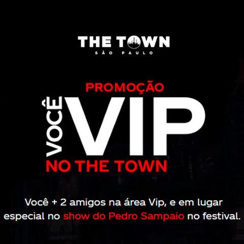 Banner quadrado da Promoção Coca-Cola Você VIP no The Town 2025