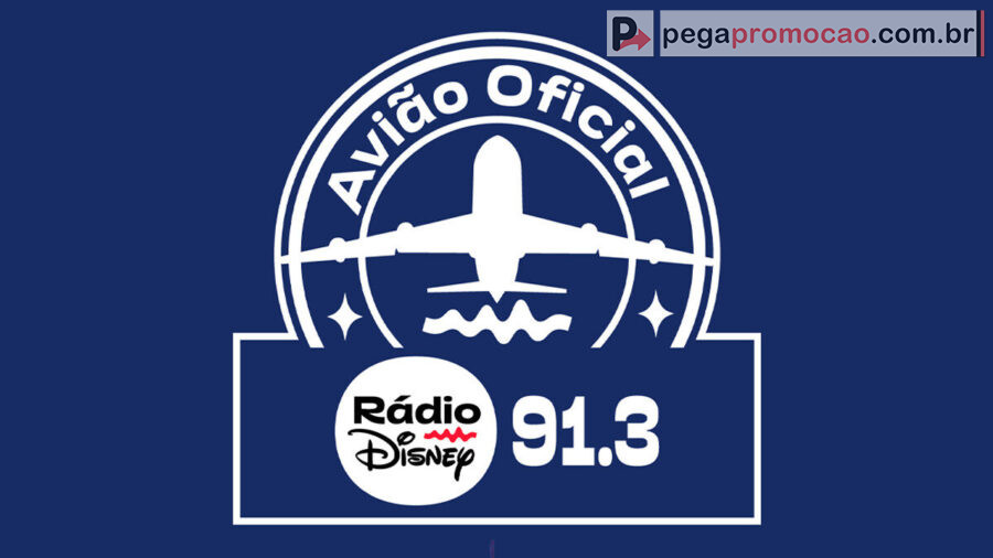Banner da Promoção Avião da Rádio Disney - Orlando 2025