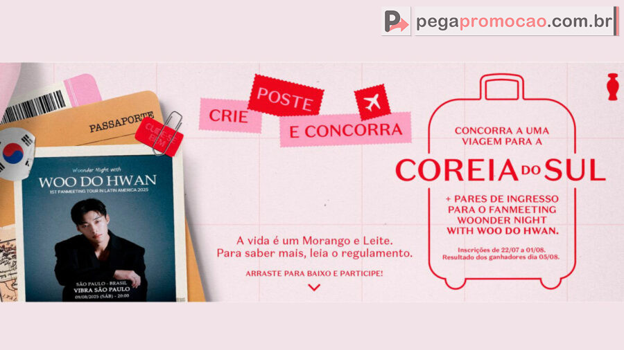 Promoção O Boticário Morango Coreia do Sul!