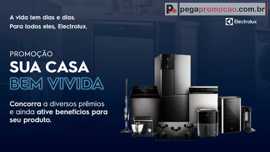 Banner da  Promoção Electrolux Participe da Electrolux Cuida
