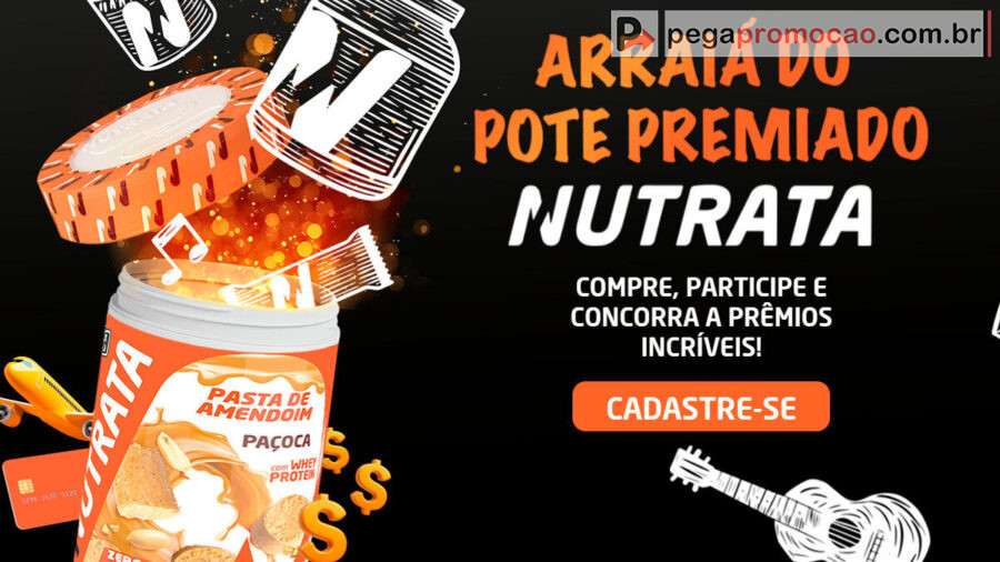 Banner da Promoção Nutrata Arraiá 2025 