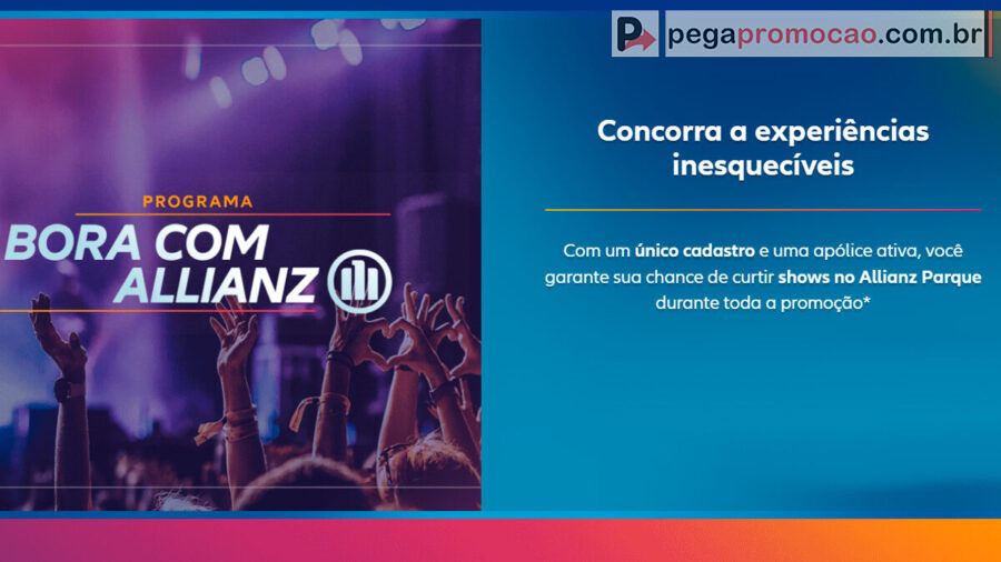 Banner da Promoção Bora com Allianz Seguros 2025