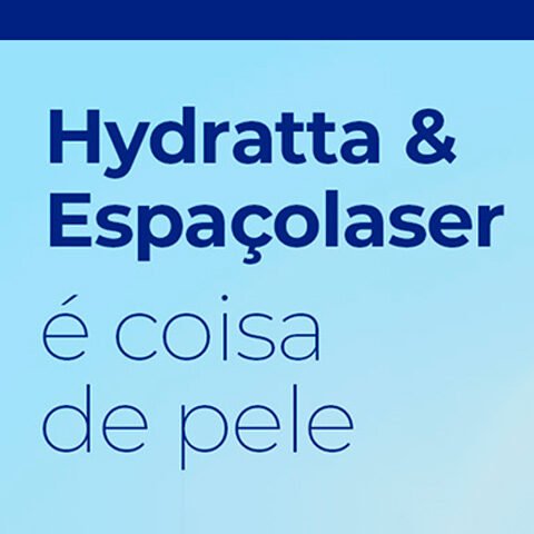 Banner quadrado da Promoção Hydratta & Espaçolaser É Coisa de Pele