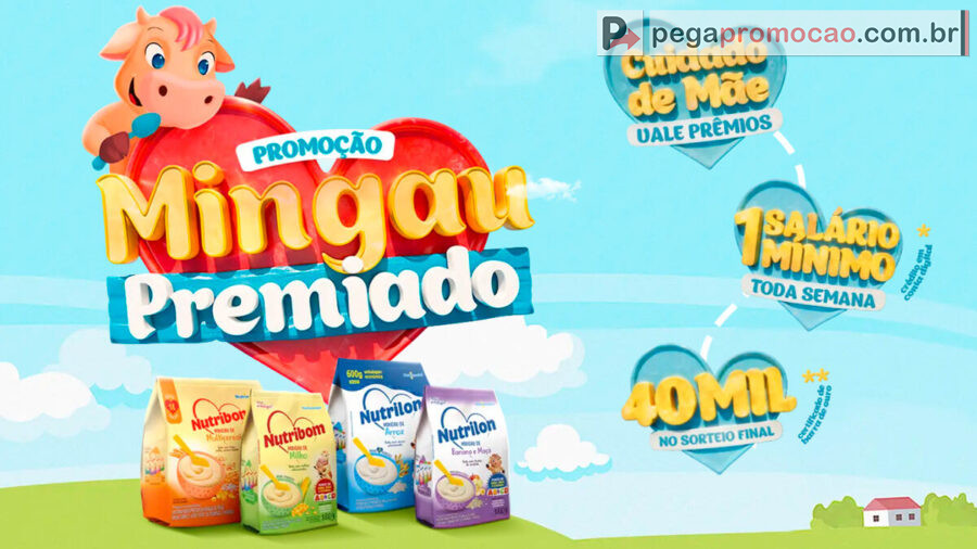 Banner da Promoção Mingau Premiado Nutribom e Nutrilon 2025