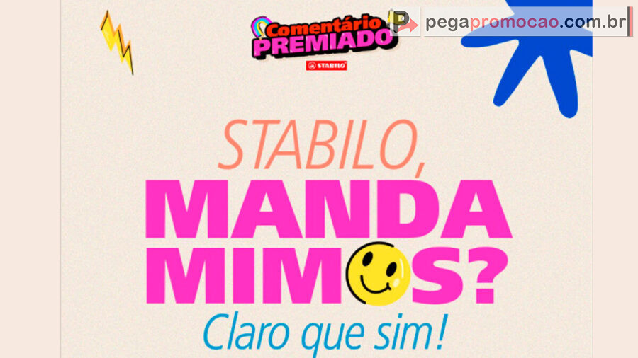 Promoção Comentário Premiado Stabilo Manda Mimos