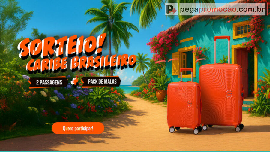 Banner da Promoção American Tourister Caribe Brasileiro