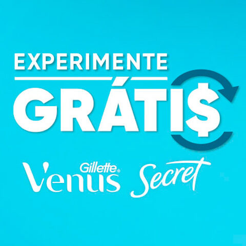 Banner quadrado da Promoção Experimente Grátis Secret e Vênus