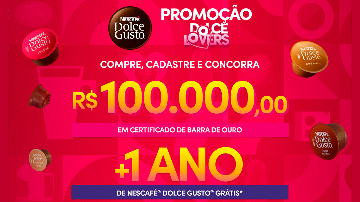 Banner da Promoção Nescafé Dolce Gusto 2025 Dolce Lover 