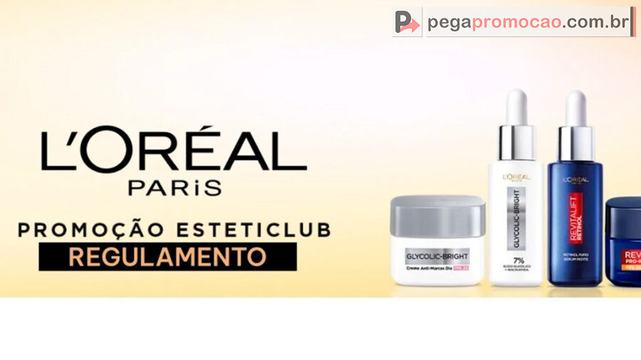 Banner da Meta Title: Promoção L’Oréal Esteticlub: Ganhe R$70 Mil