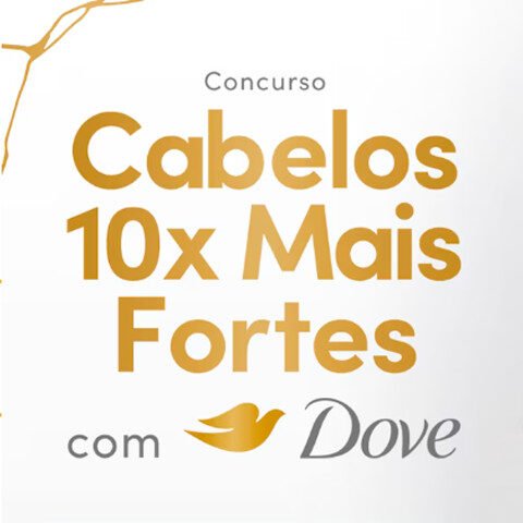 Banner quadrado da Concurso Cabelos 10x mais fortes com DOVE