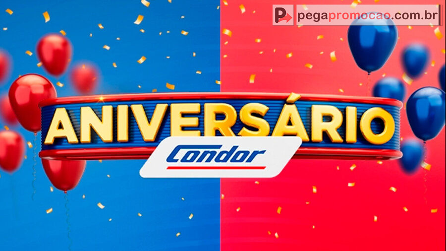 Promoção Condor Aniversário 2025: Concorra a 1 Ano de Supermercado Grátis!