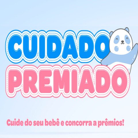 Banner quadrado da Promoção Cuidado Premiado Fraldas São João