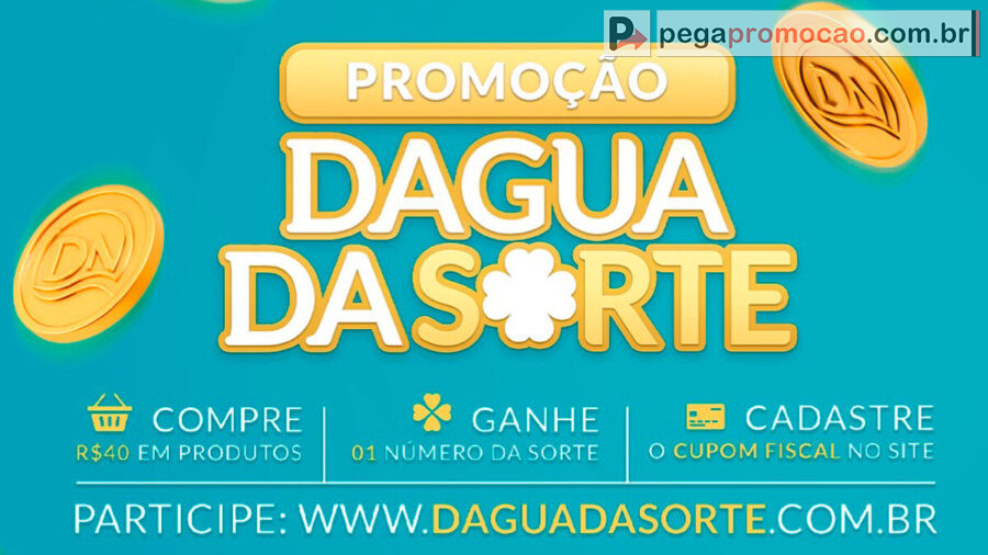 Banner da Promoção Dagua da Sorte 2025: Compre e Concorra a R$ 15 Mil