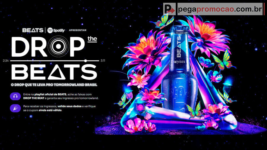 Banner da Promoção Drop The Beats Tomorrowland Brasil