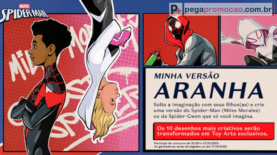 Banner da Promoção Minha Versão Aranha Concurso O Boticário