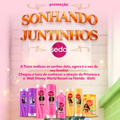 Banner quadrado da Promoção Seda Juntinhos