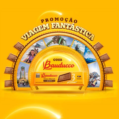 Banner quadrado da Promoção Viagem Fantástica Bauducco Todo Dia 2025