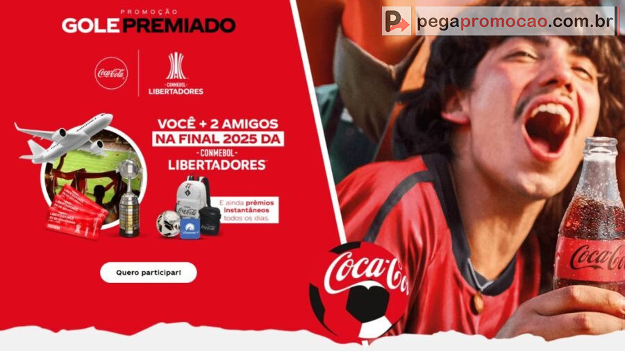 Banner da Promoção Coca-Cola Gole Premiado