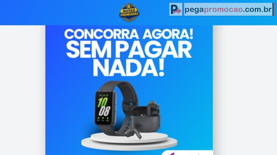 Banner da Promoção Notas Premiadas Deployfy