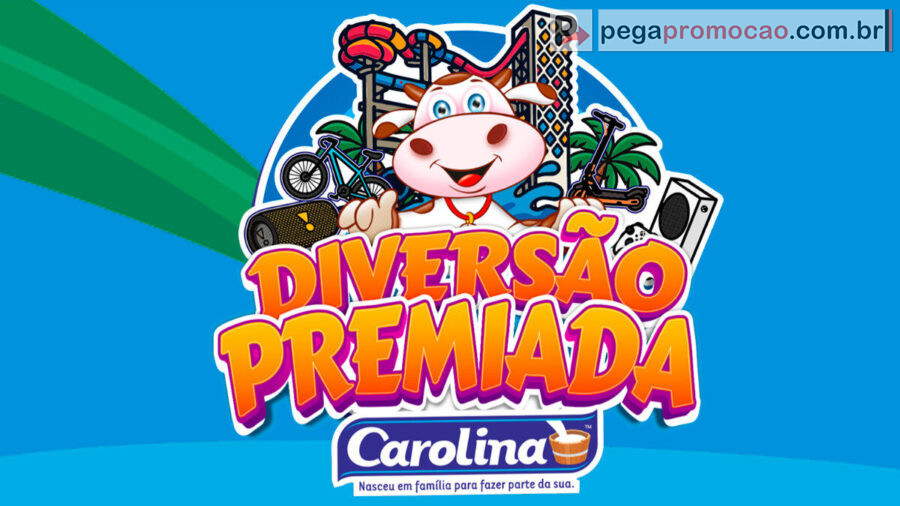 Banner da Promoção Carolina Diversão Premiada