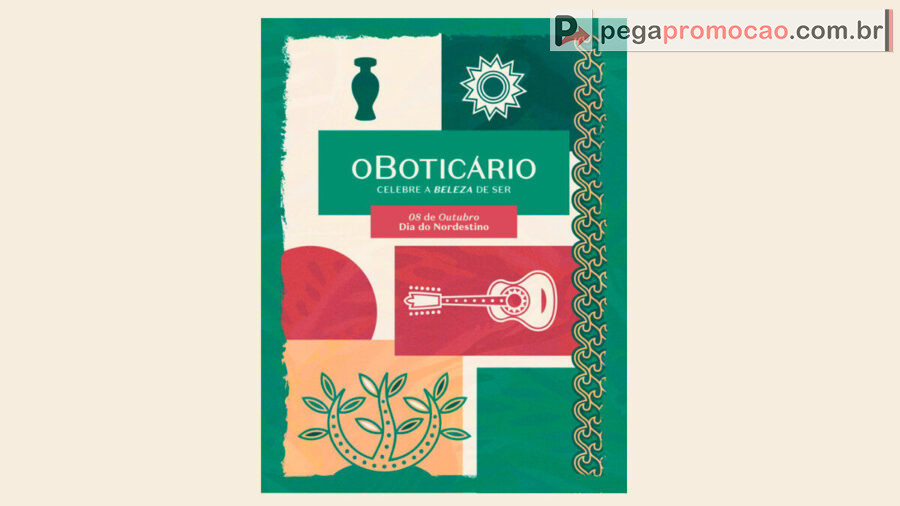 Banner da Promoção Dia do Nordestino O Boticário 2025: Ganhe um Brinde Exclusivo!