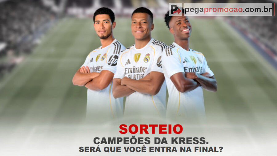 Banner da Promoção Kress Ferramentas 2025 Sorteio Campeões