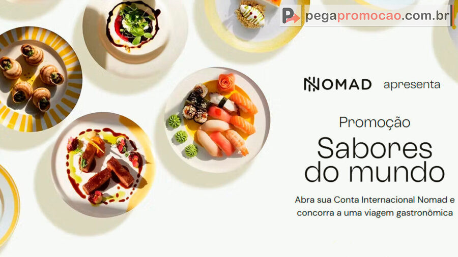 Banner da Promoção Nomad Sabores do Mundo 2025